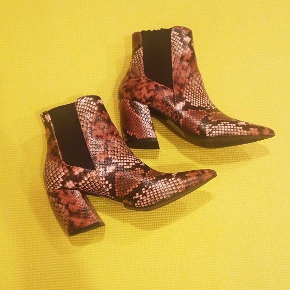 Red Dress Boutique Shoes - Animal Print Booties